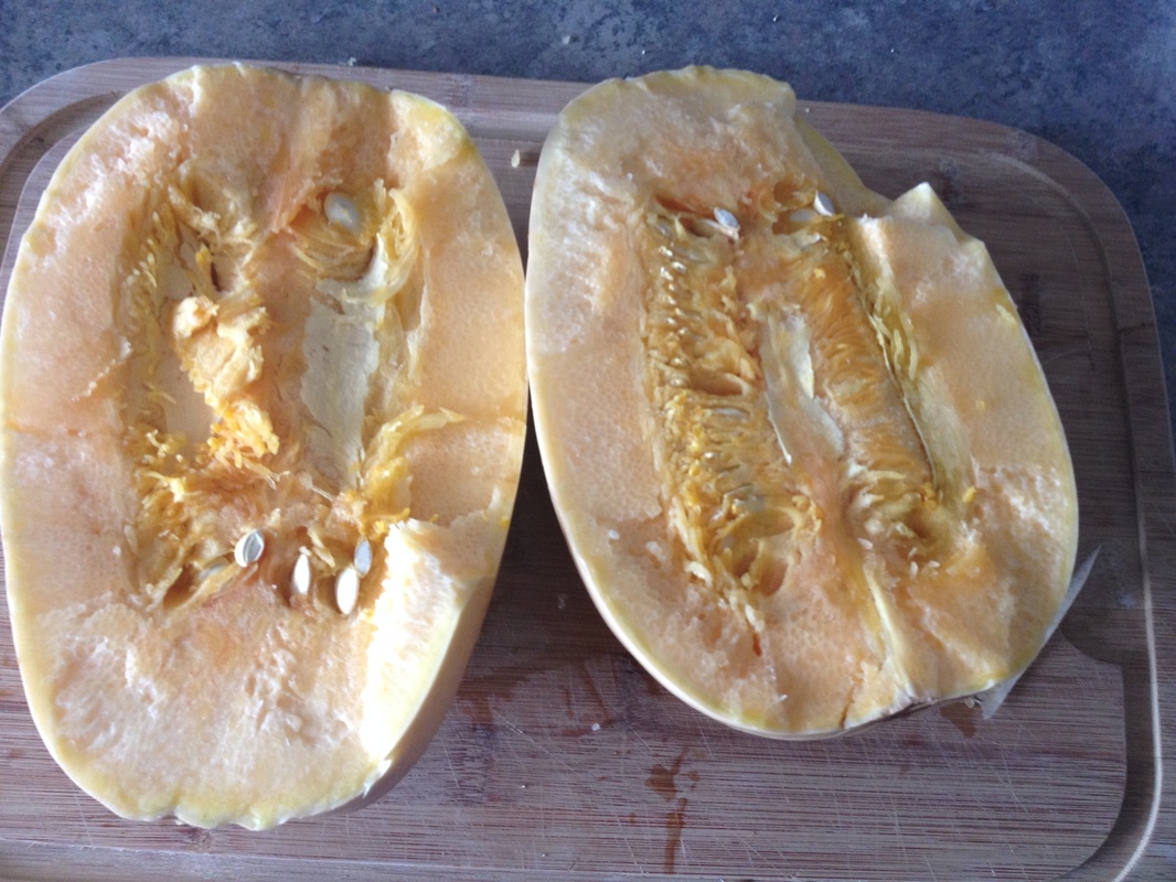 Roasted Spaghetti Squash with Garlic Butter and Parsley - Keep It ...